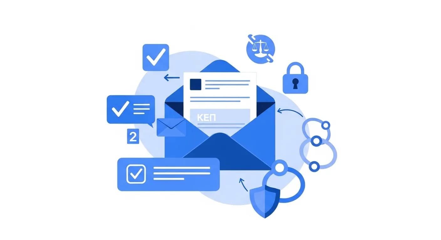KEP ve E-imza entegrasyonu görseli